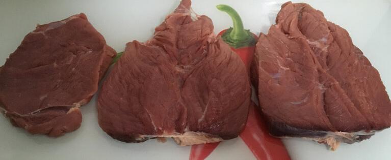Schale aufgeschnitten in Schmetterlingsform